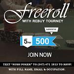 freeroll with rebuy poker
