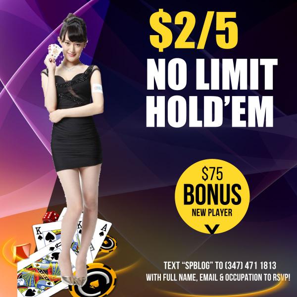 $2/5 ‪#NLH‬ ‪#TexasHoldEm‬ ‪#poker ! 👉 $75 Bonus. #Hotline 347-471-1813 #SocialPokerNYC ♠️♥️♣️♦️ Good luck!